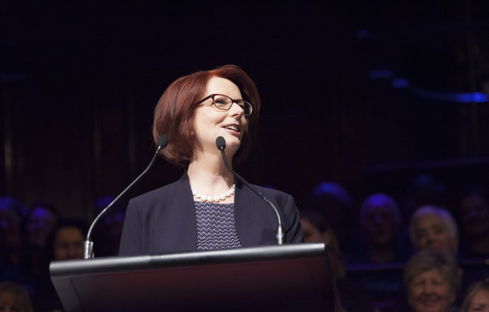 Julia Gillard is back! With a very important message.