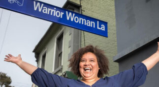 Warrior Woman Lane: Paying tribute to a fierce community leader