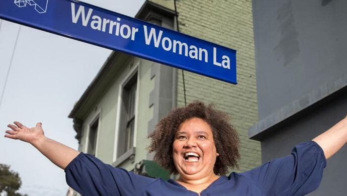 Warrior Woman Lane: Paying tribute to a fierce community leader